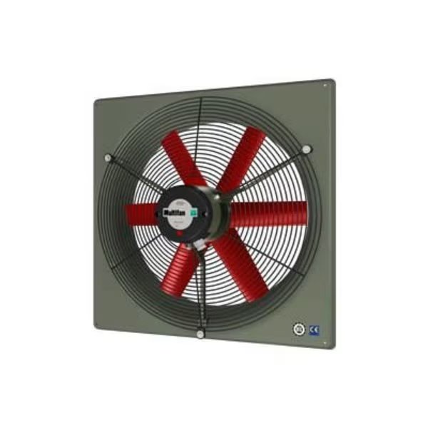 Multifan Panel Agricultural Fan 12in Diameter Single Phase 120v With Grill, Vostermans Ventilation., Mfr#: V4E30K1M71100